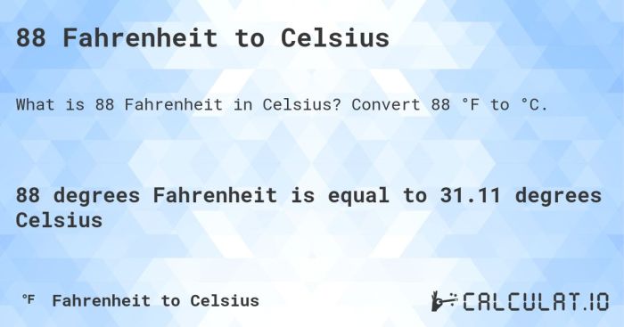 Konversi 88 Fahrenheit ke Celsius: Cara Mudah