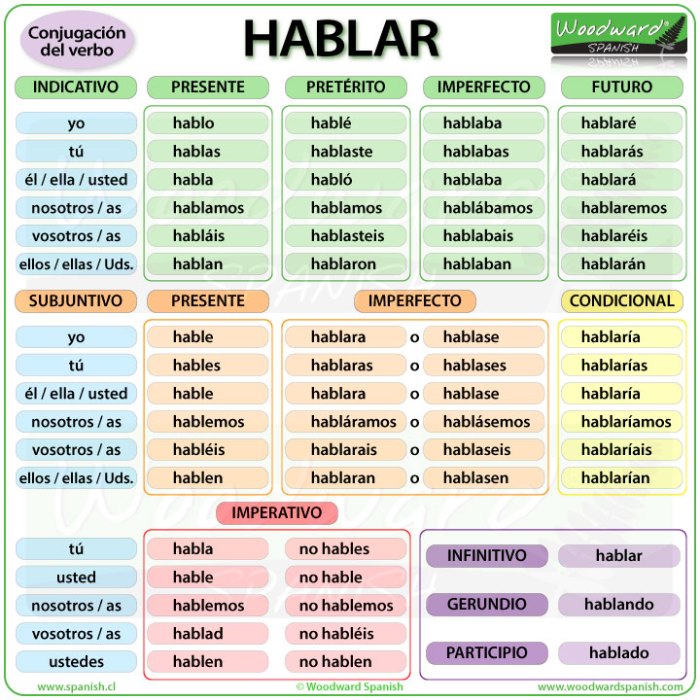 Conjugation estar forms conjugations verb tenses tense preterite