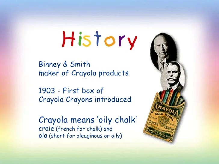 Crayons history binney edwin french weebly