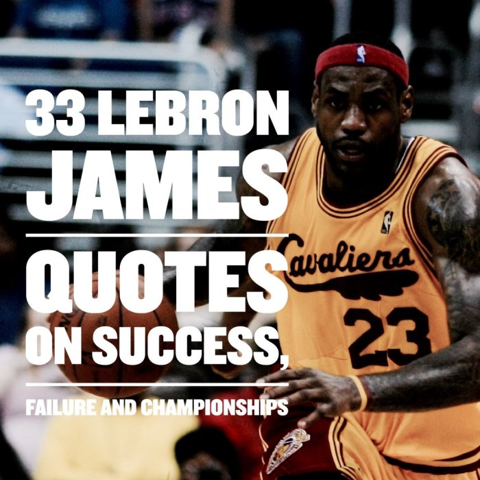 Lebron failure accept able quotation