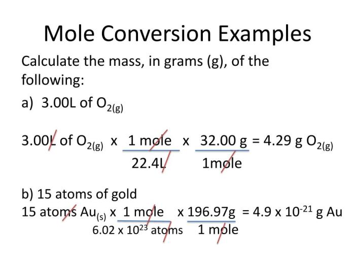 Molecules moles number oxygen calculating convert conversion grams chemistry showme