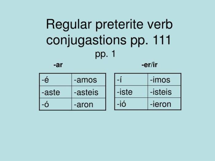 Preterite